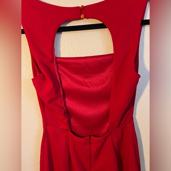 Blue Blush Red Cutout Back Bodycon Dress - Size M - NWOT - Picture 5 of 7